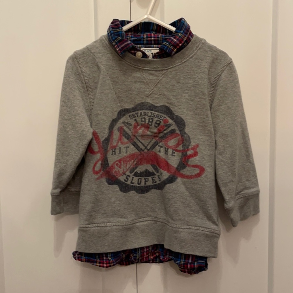 Children’s Place boys 3T sweatshirt and faux polo